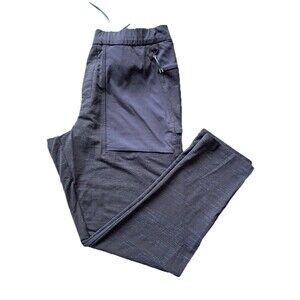 Lululemon Lab Varsa Pant Mens M Navy/Grey Active Training Sweatpants Joggers